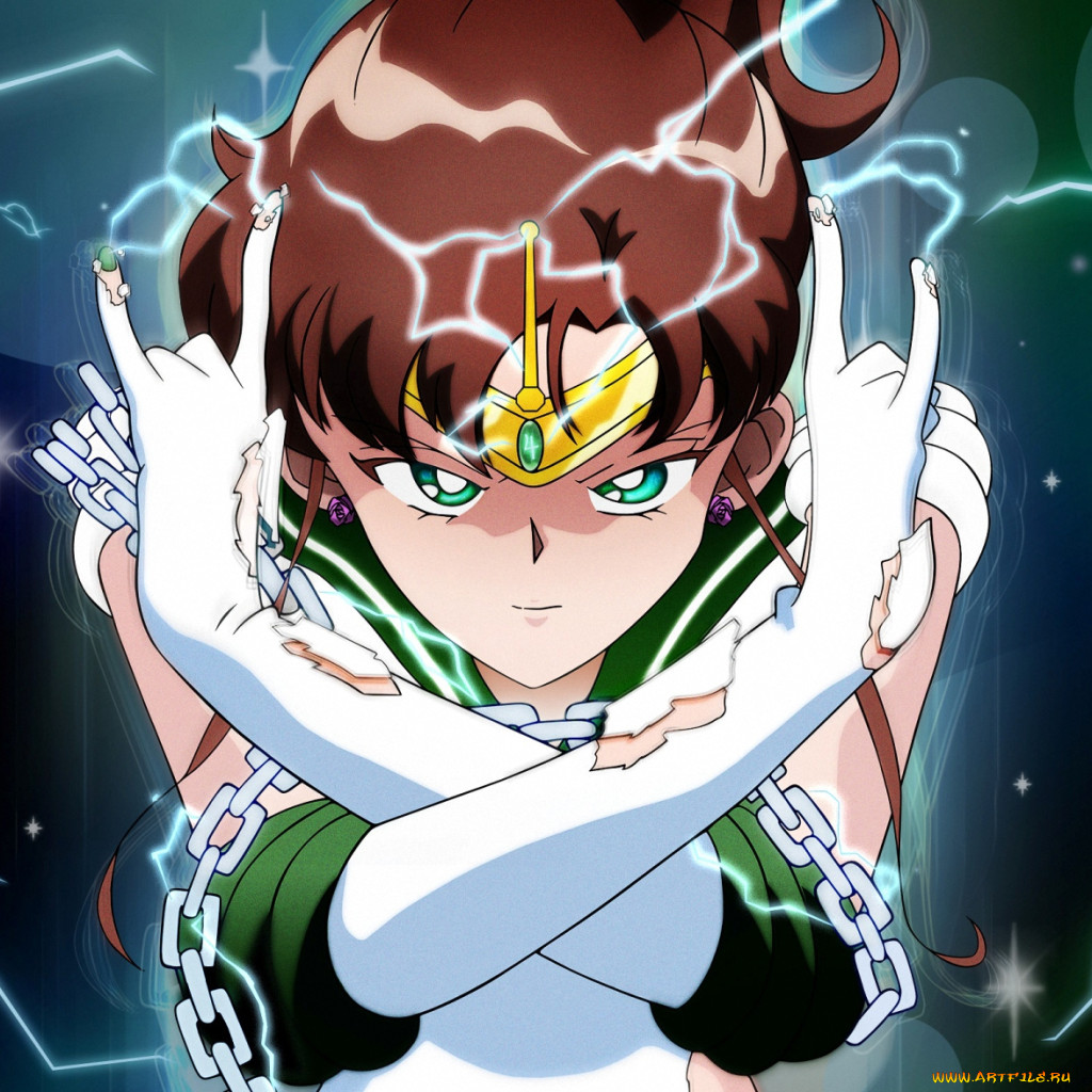 Обои Аниме Sailor Moon, обои для рабочего стола, фотографии аниме, sailormoon, гром, молния, воин, девушка, sailor, jupiter Обои для рабочего стола,скачать обои картинки заставки на рабочий стол.